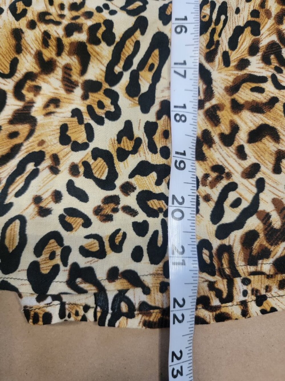 The Hanger Size M Leopard Print Tank Top with Lace Back Straps, NEW with Tag - Picture 9 of 12